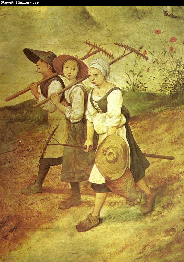 Pieter Bruegel detalilj fran slattern,juli